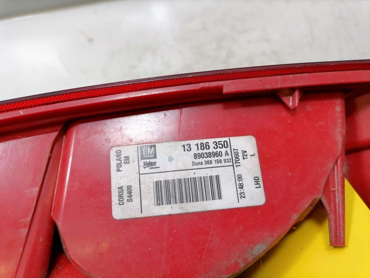 Opel Corsa D original Rücklicht Rückleuchte Schlussleuchte links 3-Türer Bj.2007 Opel Corsa D original Rücklicht Rückleuchte Schlussleuchte links 3-Türer Bj.2007